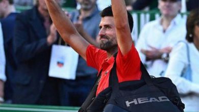 Novak Djokovic says he's "fine" after being hit by water bottle at Italian Open