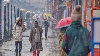 Rain in Kashmir, rain with thunder