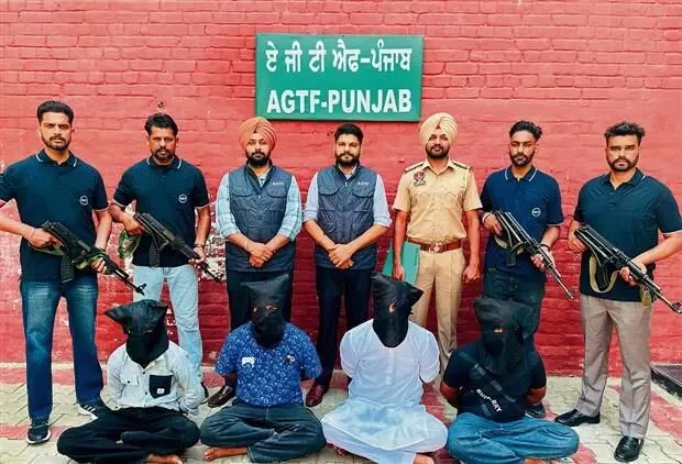 AGTF caught 4 gangsters from Rajpura