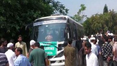 45 Haj pilgrims were flagged off by DC Doda Harvinder Singh and sent to Srinagar