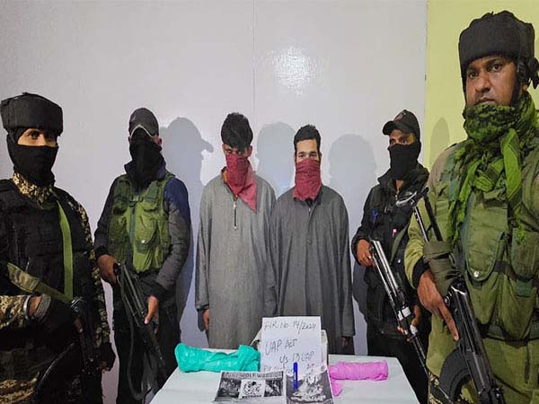 Two terrorist associates arrested with objectionable material in Shopian