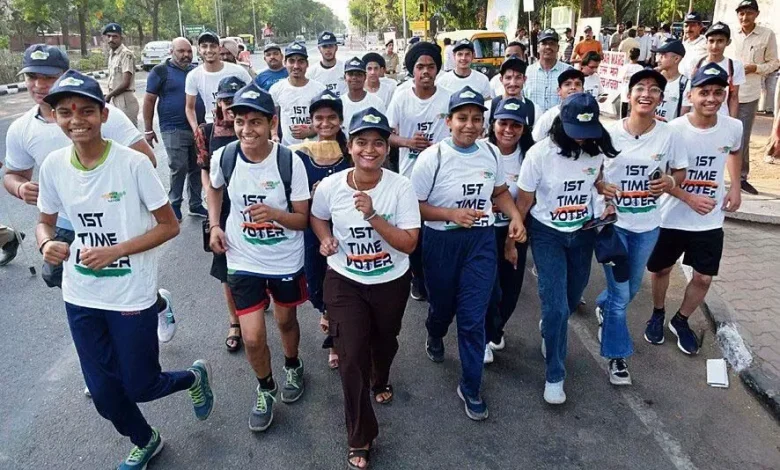 March organized for first time voters in Chandigarh