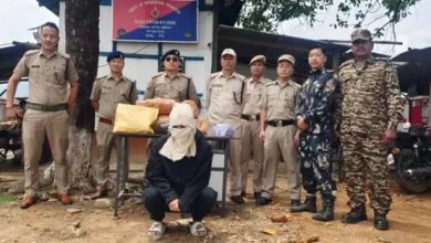 Police arrested a drug smuggler from the hotel, recovered 6534 grams of ganja