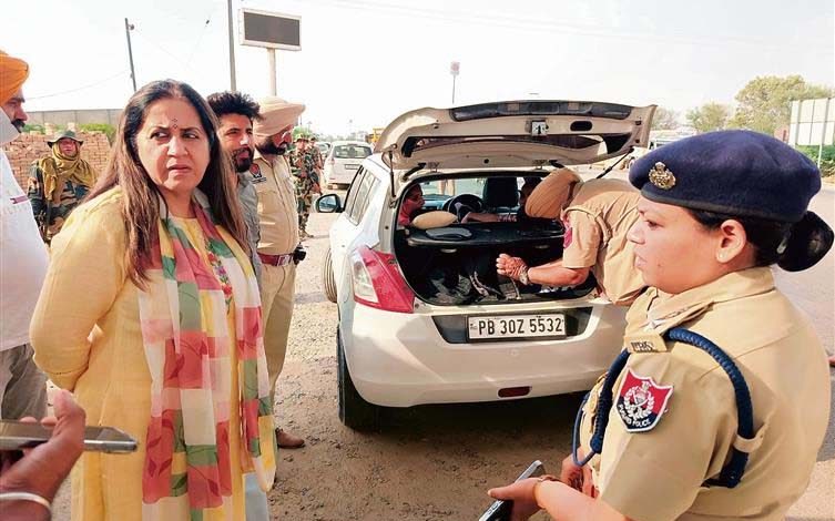 Fazilka DC, SSP inspect inter-state border posts