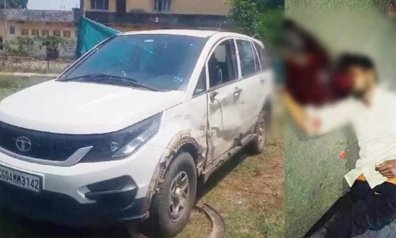 Speeding Tata Hexa crushed bike driver dead