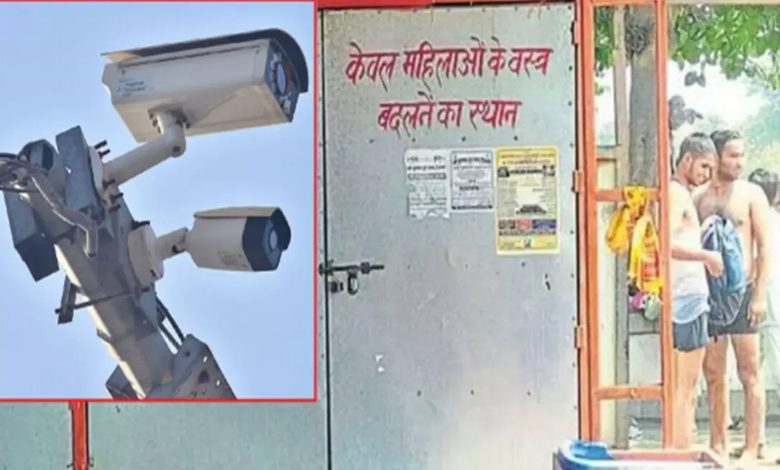 CCTV camera installed above women's changing room, Mahant absconding