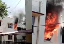Massive fire breaks out in SP office, creates chaos