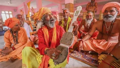 Jammu: Sadhus arrive in Jammu for Amarnath Yatra