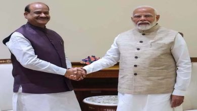 NDA speaker candidate Om Birla met PM Narendra Modi