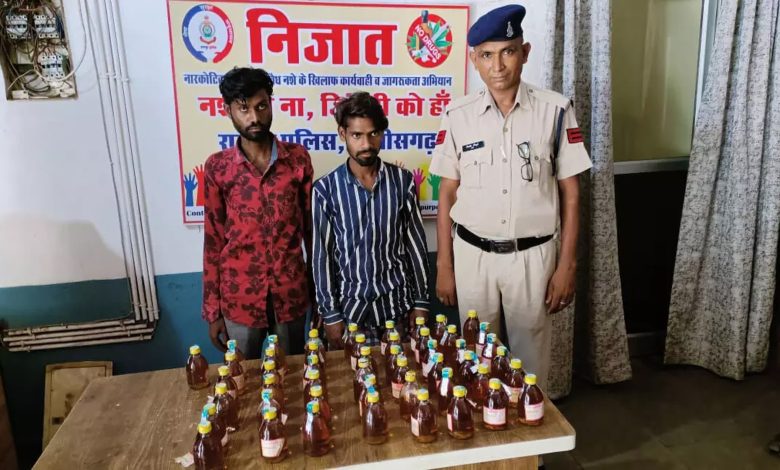 2 youths arrested for transporting liquor on a deluxe bike