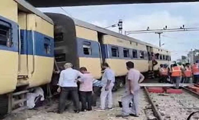 3 coaches of a local train derailed in Saharanpur, UP