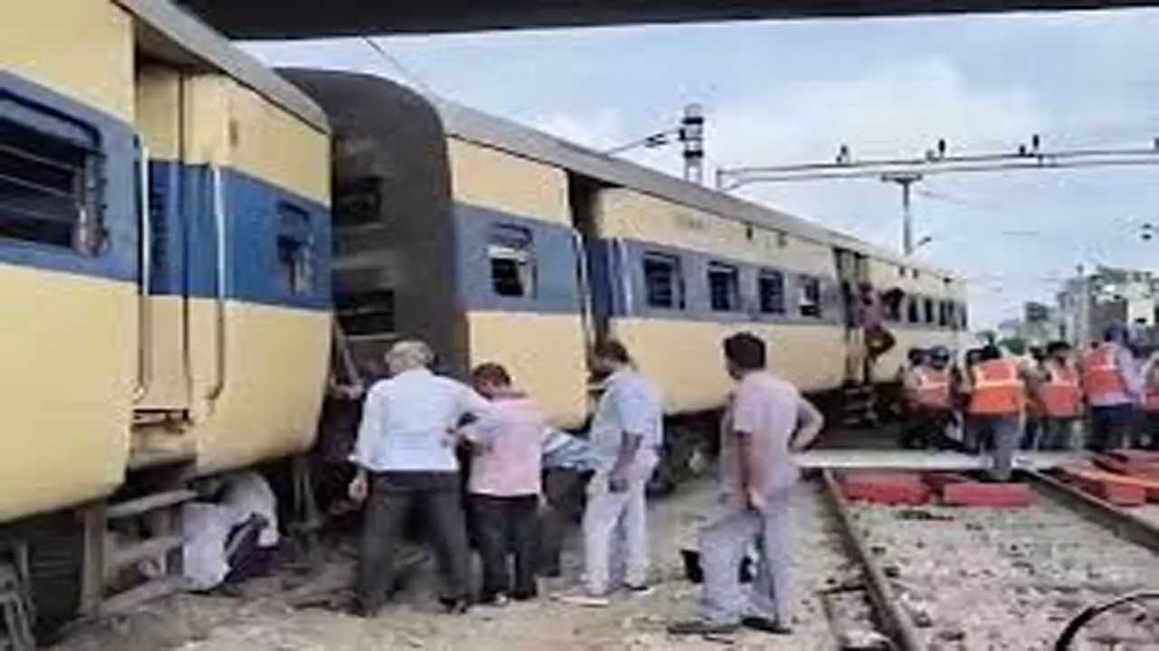 3 coaches of a local train derailed in Saharanpur, UP