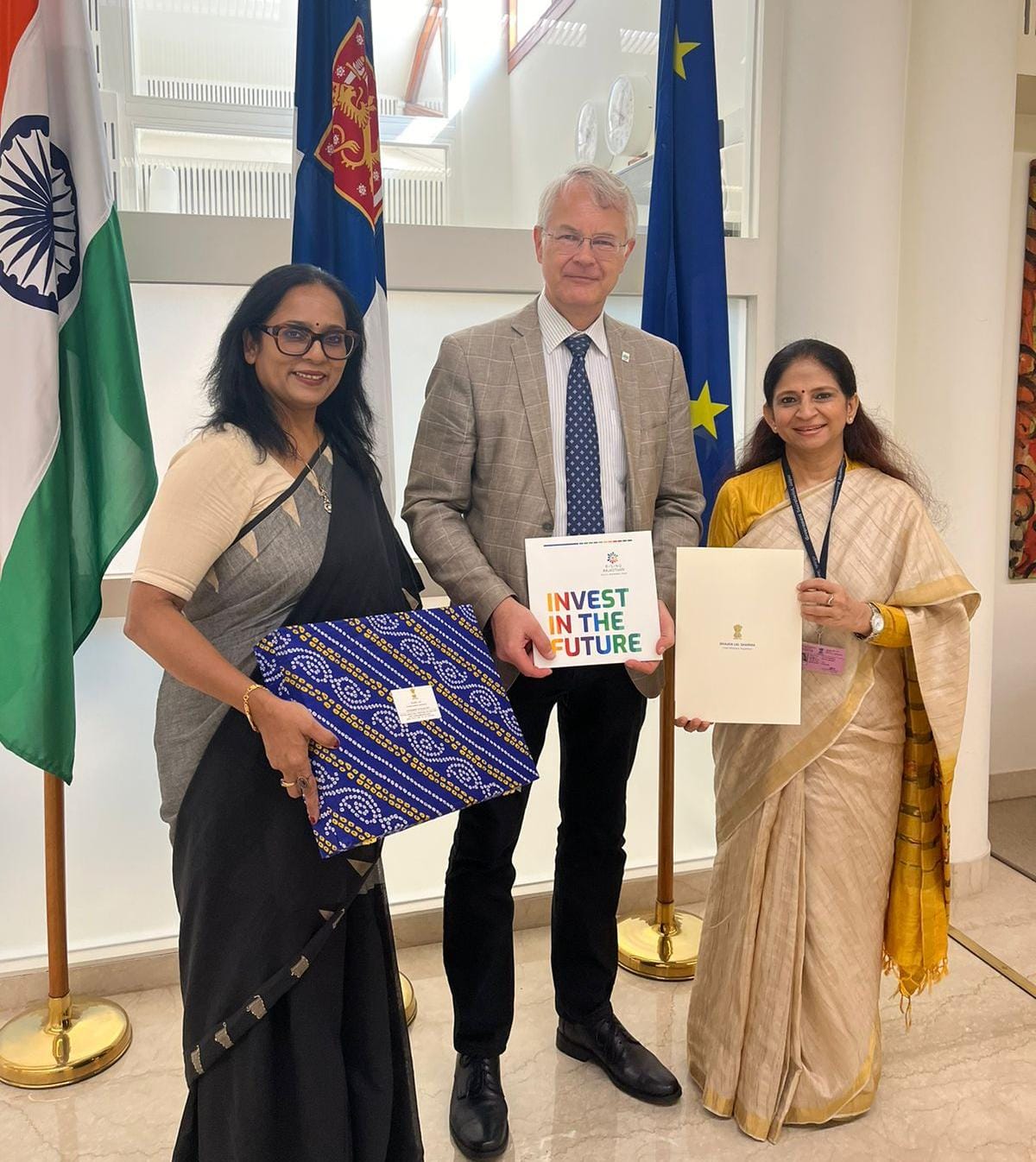 Jaipur: Rajasthan Foundation Commissioner meets Finland's Ambassador