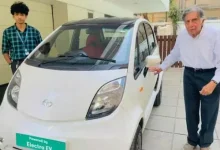 When Ratan Tata was seen in Nano Electric