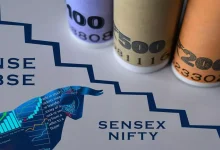 Stock markets fall before inflation data, Sensex drops 235 points