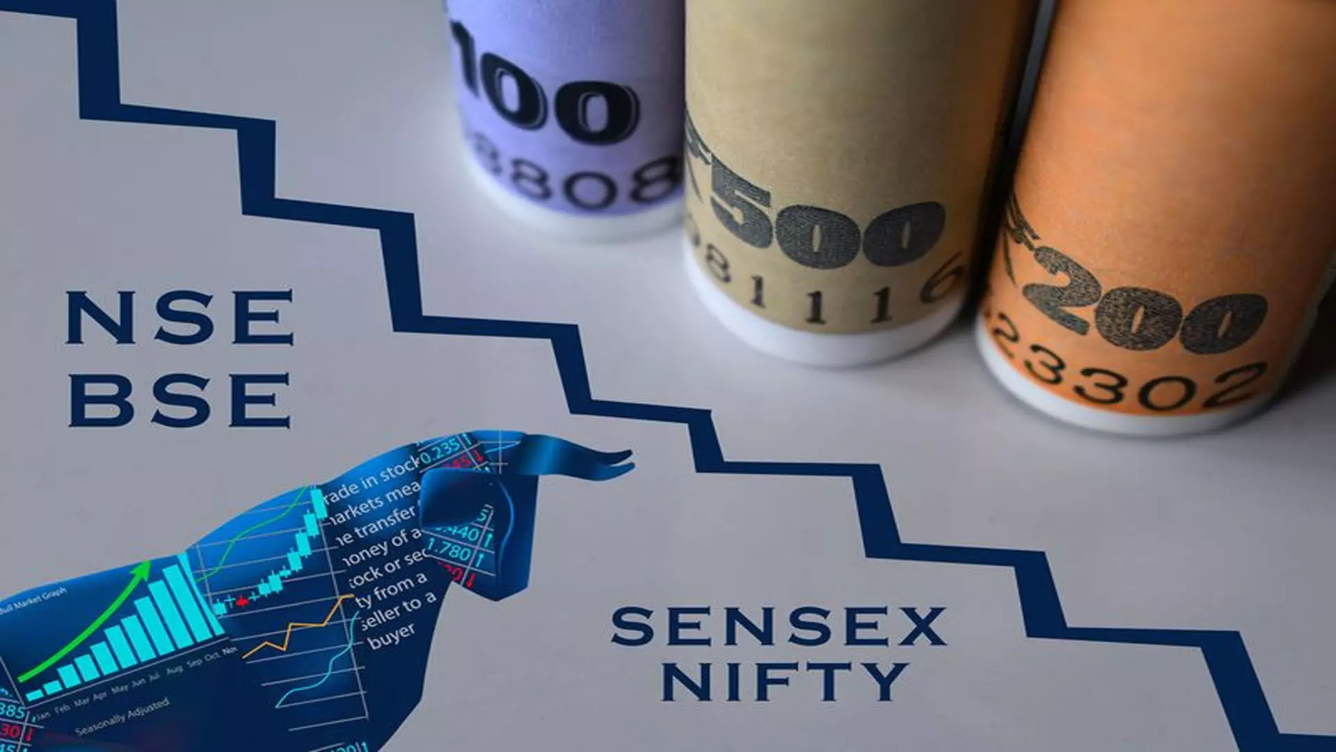 Stock markets fall before inflation data, Sensex drops 235 points