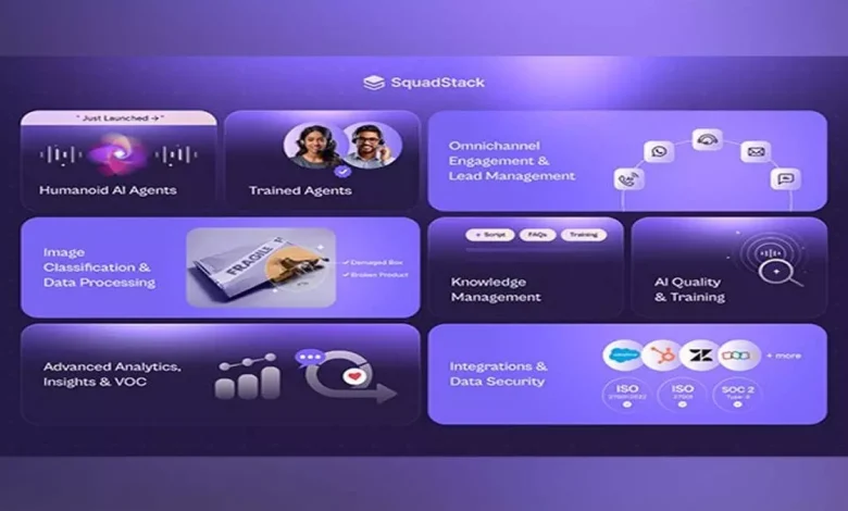 SquadStack Introduces All-in-One CX Solution Featuring Humanoid AI Agent