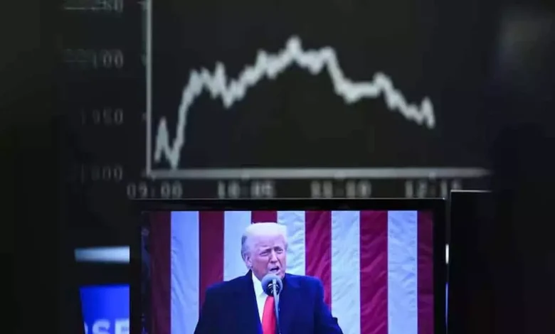 Stock markets fall due to Trump's tariffs