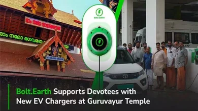 Bolt.earth launches first EV charging hub at Guruvayur temple in Kerala