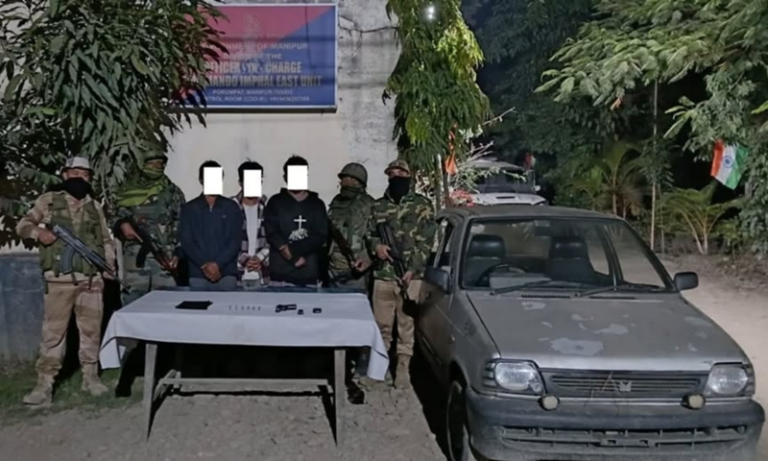 Six militants arrested in Manipur operation; weapons, vehicle, documents seized