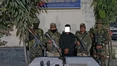 Manipur: Man arrested with SLR rifle and ammunition in Imphal East
