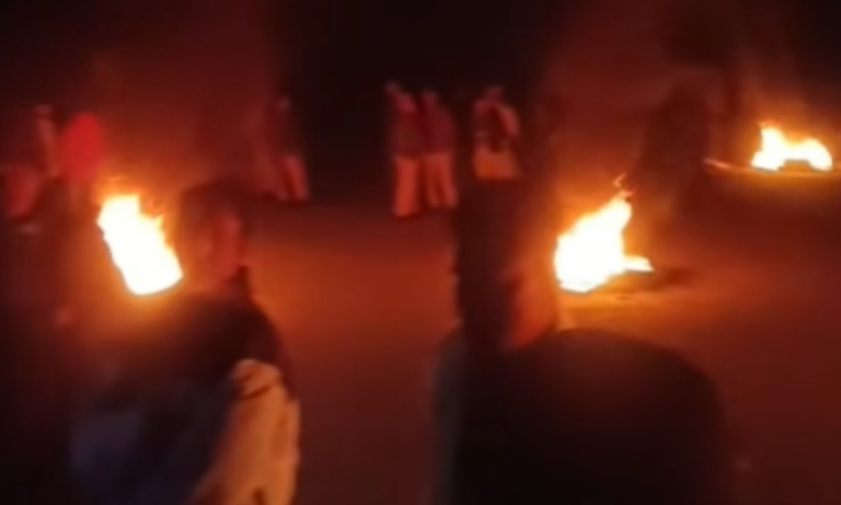 Assam: Man from Numjang village dies in hit-and-run, people burn tyres on NH-27