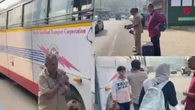 Kerala: A KSRTC bus remained stranded on the road for two and a half hours after running out of fuel