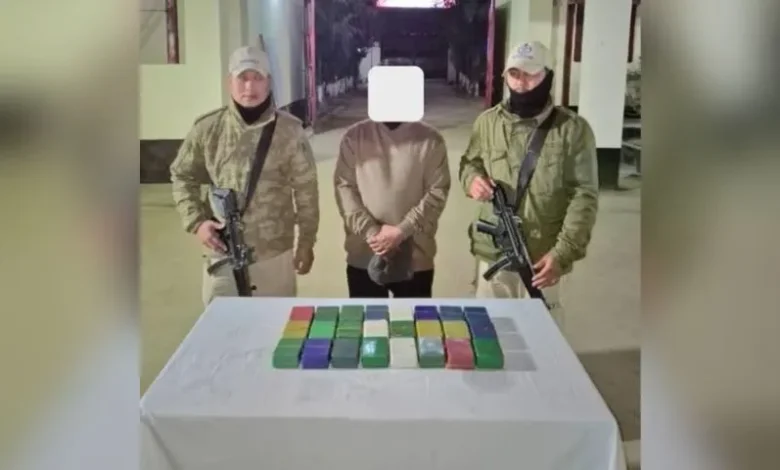 Manipur: A smuggler arrested in Imphal East, drugs worth Rs 3 lakh recovered