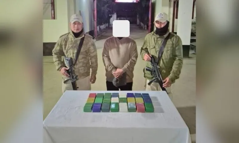 Manipur: A smuggler arrested in Imphal East, drugs worth Rs 3 lakh recovered