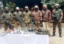 Joint forces recover arms, explosives in Manipur's Thoubal district