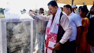 An Assam minister laid the foundation stone for a Rs 65 crore railway overbridge in Bajali.