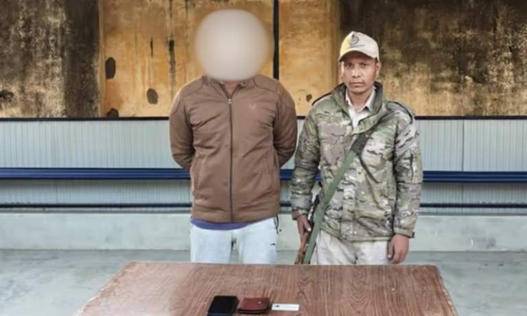An active member of RPF/PLA has been arrested in Imphal on charges of extortion.