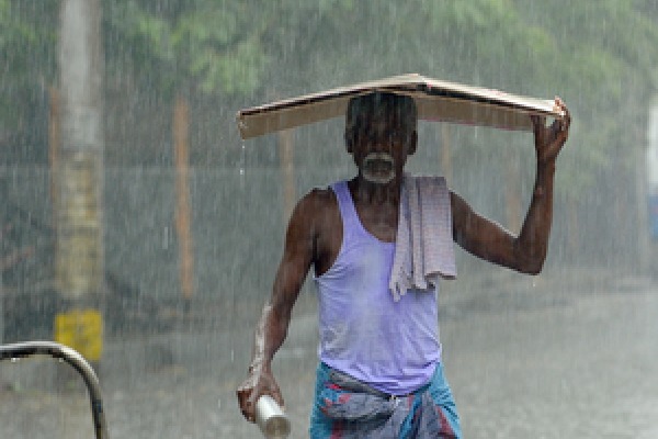 Rain and thunderstorms are forecast for Tamil Nadu and Puducherry for the next two days.