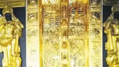 Kerala: The door frame of the Sabarimala temple remained safe in the gold theft case.