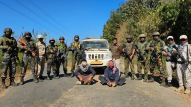 Manipur: Two arrested with explosives and cash near Mizoram border, security tightened.