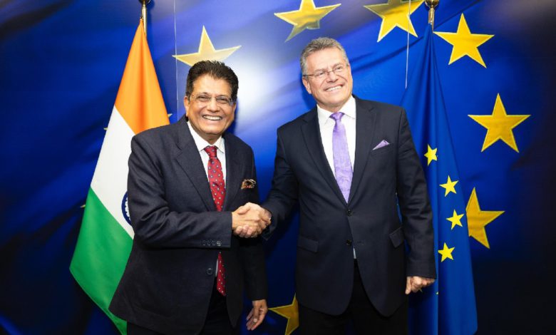 India-EU meeting on FTA strengthens political resolve