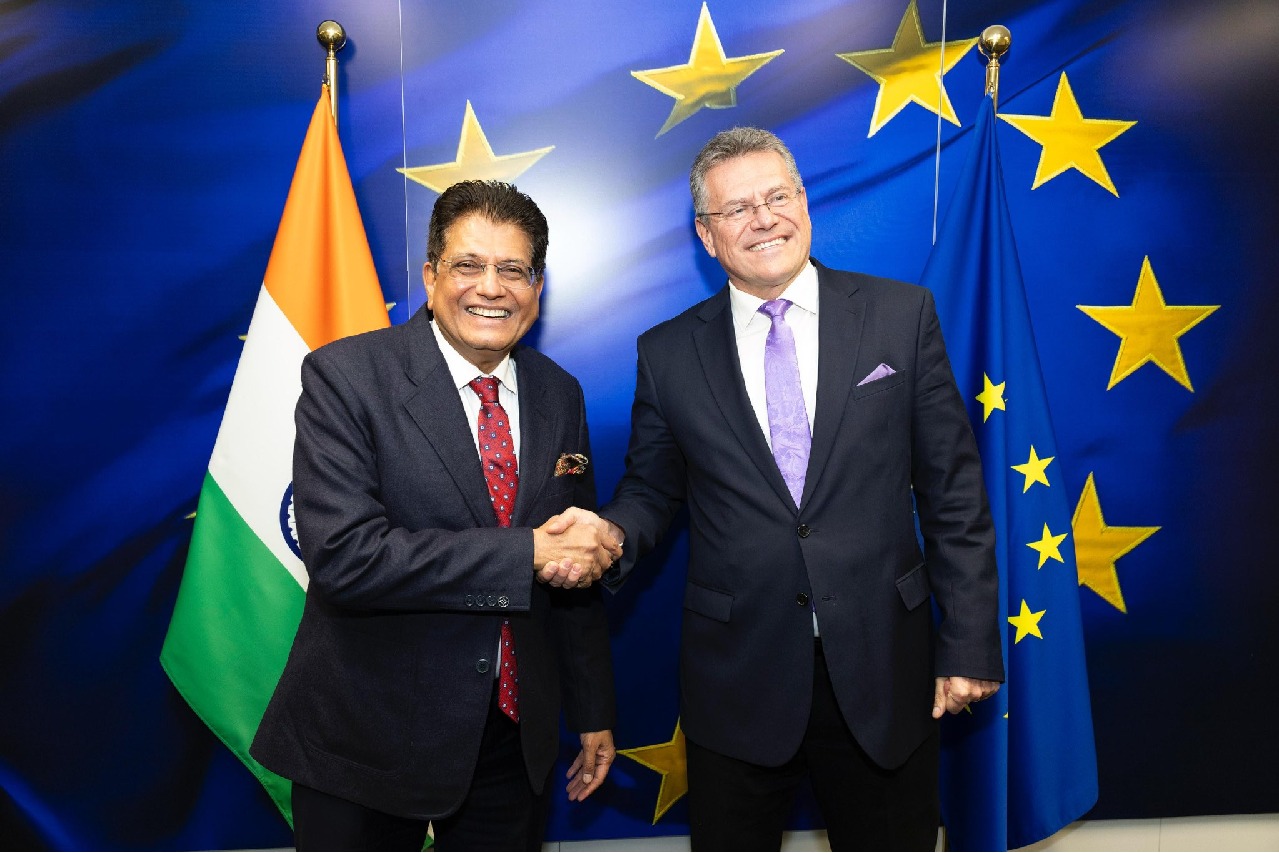 India-EU meeting on FTA strengthens political resolve