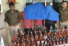 Fake foreign liquor seized from a licensed shop in Rourkela, three arrested