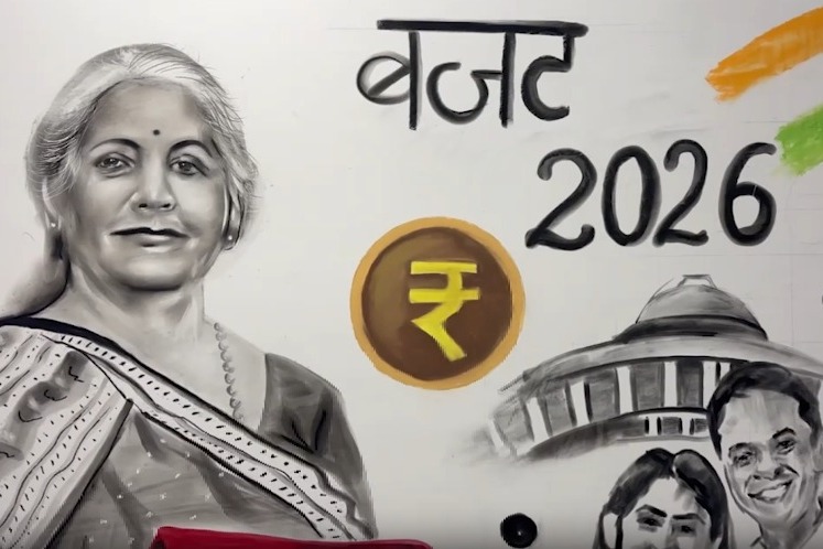 Budget 2026: An artist from Uttar Pradesh has created a magnificent statue of Nirmala Sitharaman.