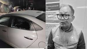 Manipur: Armed men shot and attacked a senior editor in Imphal East