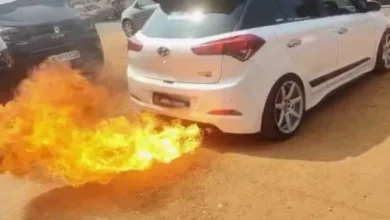 MVD angered by viral image of car catching fire in Kollam; owner goes into hiding