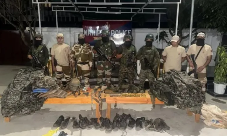 Extortion racket using a fake weapon busted: Security forces nab an accused in Manipur